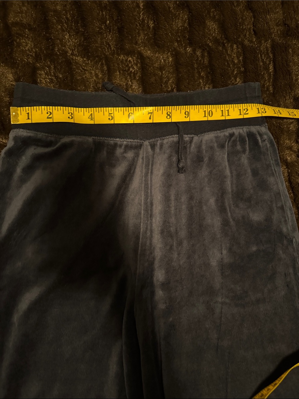 JCREW XS Plush Navy Blue Velour Hoodie & Joggers Set - Picture 5 of 14